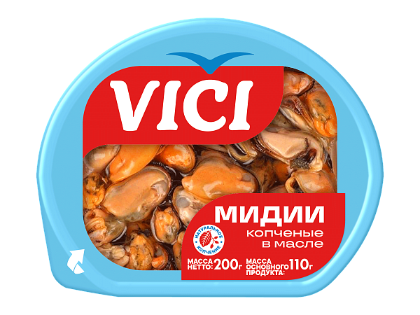 Мидии копченые в масле