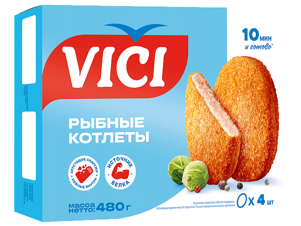 Рыбные котлеты в хрустящей корочке