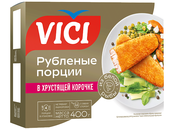 Рубленые порции в хрустящей корочке