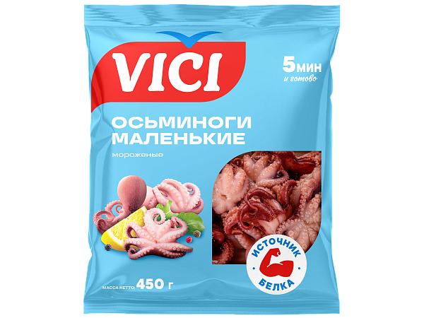 Осьминоги маленькие 60/80