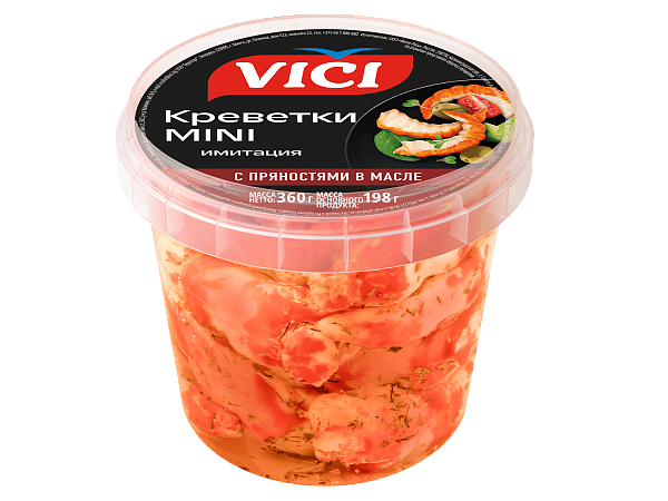 Креветки MINI (из сурими) с пряностями в масле