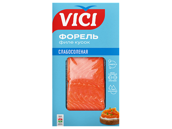 Форель слабосолёная