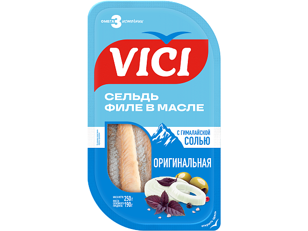 Сельдь филе «Оригинальная» солёная в масле