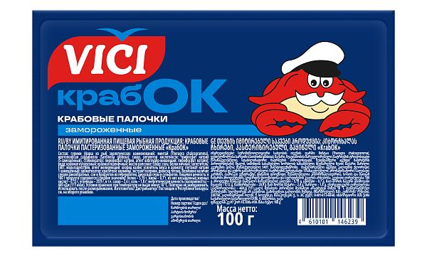Крабовые палочки Краб ОК охлажденные